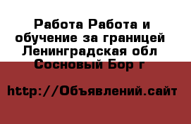 Работа Работа и обучение за границей. Ленинградская обл.,Сосновый Бор г.